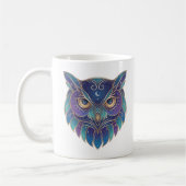 Hemelse Uil Mok Goud & Blauw Luxe Lijn Kunst (Links)