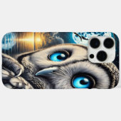 Hemelse Uil onder een maanverlichte hemel Case-Mate iPhone Case (Achterkant (horizontaal))