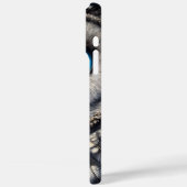 Hemelse Uil onder een maanverlichte hemel Case-Mate iPhone Case (Achterkant / Links)