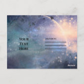 Hemelse Universum Drie-eenheid Maan Godin Maanstee Briefkaart (Achterkant)