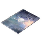 Hemelse Universum Drie-eenheid Maan Godin Maanstee Notitieboek (Linkerzijde)