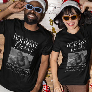 Hemelse Vakanties Papa   Foto-herinnerings T-shirt