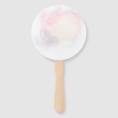 Hemelse vallende ster hand fan handwaaier (Achterkant)