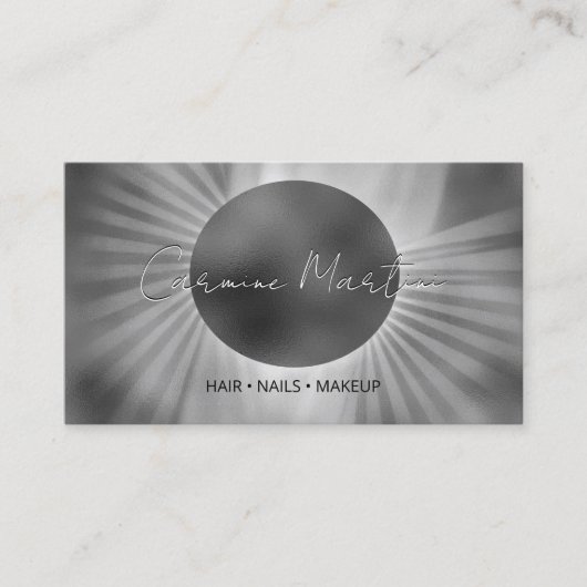 Hemelse Verduistering Modern Visitekaartje (Voorkant)