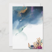 Hemelse Verjaardag, Jewel Tone Floral Kaart (Achterkant)