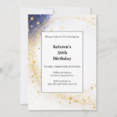 Hemelse Verjaardag Uitnodiging (Voorkant)