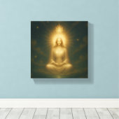 Hemelse Verlichtingsmuurkunst Canvas Afdruk (Insitu (Houten vloer))