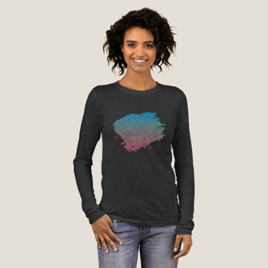 Hemelse vervaging Tri-Blend shirt (Voorkant)