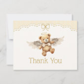 Hemelse Verzonden Engel Baby Shower Bedankt (Voorkant)