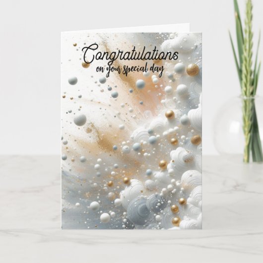 Hemelse Viering Felicitatiekaart Kaart (Voorkant)