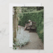 Hemelse viering van het leven - fotomemento kaart (Achterkant)