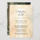 Hemelse viering van het leven - fotomemoriaal  kaart (Voorkant / Achterkant)