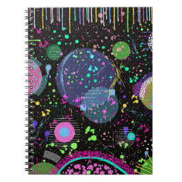 Hemelse Vieringen: Maximalistische Abstracte Kunst Notitieboek