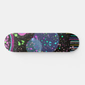Hemelse Vieringen: Maximalistische Abstracte Kunst Persoonlijk Skateboard (Horizontaal)