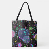 Hemelse Vieringen: Maximalistische Abstracte Kunst Tote Bag (Voorkant)