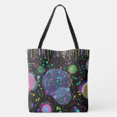 Hemelse Vieringen: Maximalistische Abstracte Kunst Tote Bag (Achterkant)