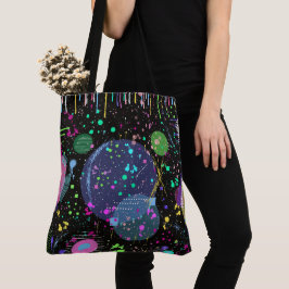 Hemelse Vieringen: Maximalistische Abstracte Kunst Tote Bag