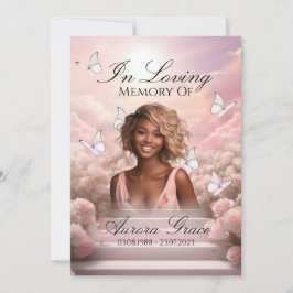 Hemelse Vlinders - HBM001 Memorial Kaart & Gedicht