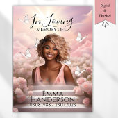 Hemelse Vlinders Herdenkings Welkom Bord HBM001 Poster