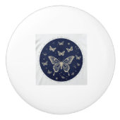 Hemelse Vlinders Keramische Knop (Voorkant)