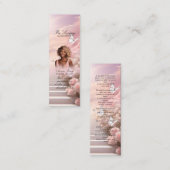 Hemelse Vlinders Memorial Bladwijzer - HBM001 Mini Visitekaartje (Voorkant / Achterkant)