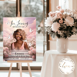 Hemelse Vlinders Memorial Welkomstbord HBM001 Poster