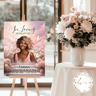 Hemelse Vlinders Memorial Welkomstbord HBM001 Poster