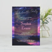 Hemelse Volle Maan Huwelijk Bachelorette Party Kaart (Staand voorkant)