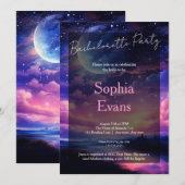 Hemelse Volle Maan Huwelijk Bachelorette Party Kaart (Voorkant / Achterkant)