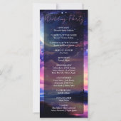 Hemelse Volle Maan Sterren Wolken Trouwprogramma (Achterkant)