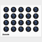 Hemelse Vos Geest Ronde Sticker (Vel)