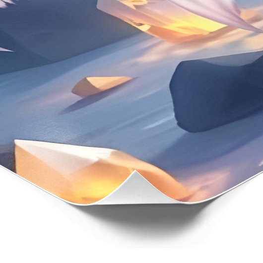 hemelse vos met negen staarten perfect poster (Hoek)