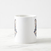 Hemelse Vos Mok Goud & Blauw Luxe Lijn Kunst (Center)