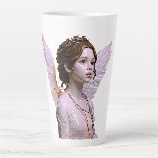 Hemelse Vrede en Pracht Latte Mok (Voorkant)