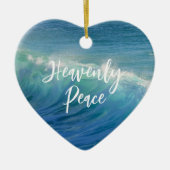 Hemelse Vrede Schrift Kerst Ornament (Voorkant)