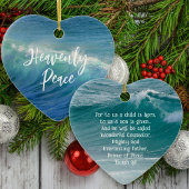Hemelse Vrede Schrift Kerst Ornament