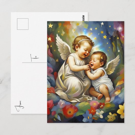 "HEMELSE VREUGDE" BRIEFKAART (Voorkant / Achterkant)