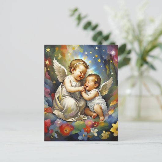 "HEMELSE VREUGDE" BRIEFKAART (Staand voorkant)