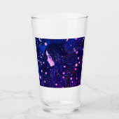 Hemelse Vrouw Himmelse Godin Maan Sterren Glas (Voorkant)