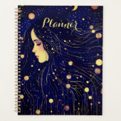 Hemelse Vrouw Himmelse Godin Maan Sterren Planner (Voorkant)