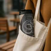 Hemelse Vrouw Kunst Kosmische Muze Dromerig Thermosbeker