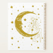 Hemelse vrouw, maan sterren, boho, elegante astron planner (Achterkant)