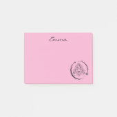 Hemelse vrouw, maan sterren, boho, elegante astron post-it® notes (Voorkant)