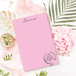 Hemelse vrouw, maan sterren, boho, elegante astron post-it® notes