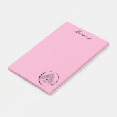 Hemelse vrouw, maansterren, boho, elegante astrono post-it® notes (Schuin)