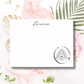 Hemelse vrouw, maansterren, boho, elegante astrono post-it® notes