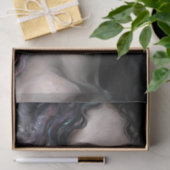 Hemelse vrouw met sterrenstelsel haar decoupage tissuepapier (Geschenk)