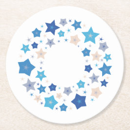 Hemelse Wals Ronde Kartonnen Onderzetter