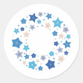 Hemelse Wals Ronde Sticker (Voorkant)