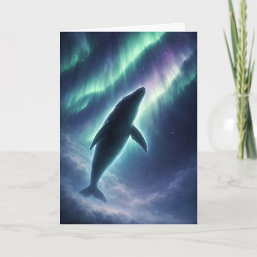 Hemelse Walvis Noorderlicht Kaart (Voorkant)